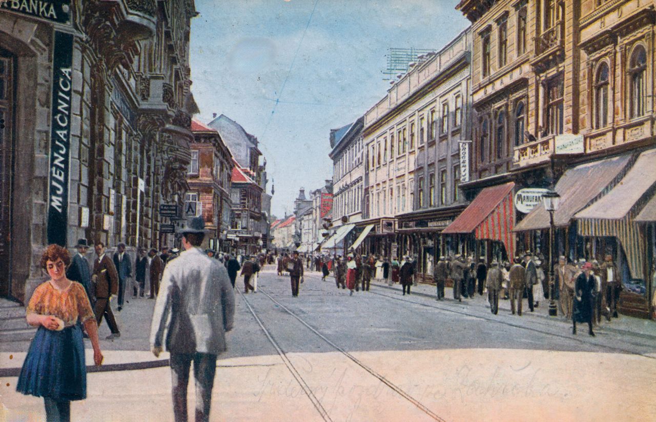 Ilica, oko 1920. godine A